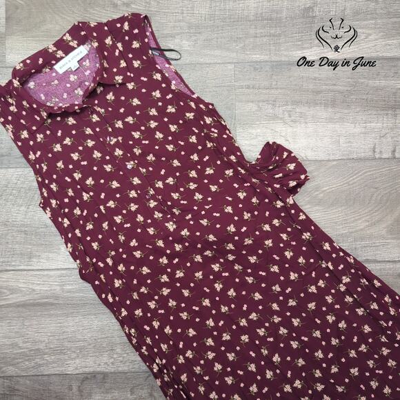 Emma & Michele Sleeveless Midi Dress Size M - Picture 3 of 7